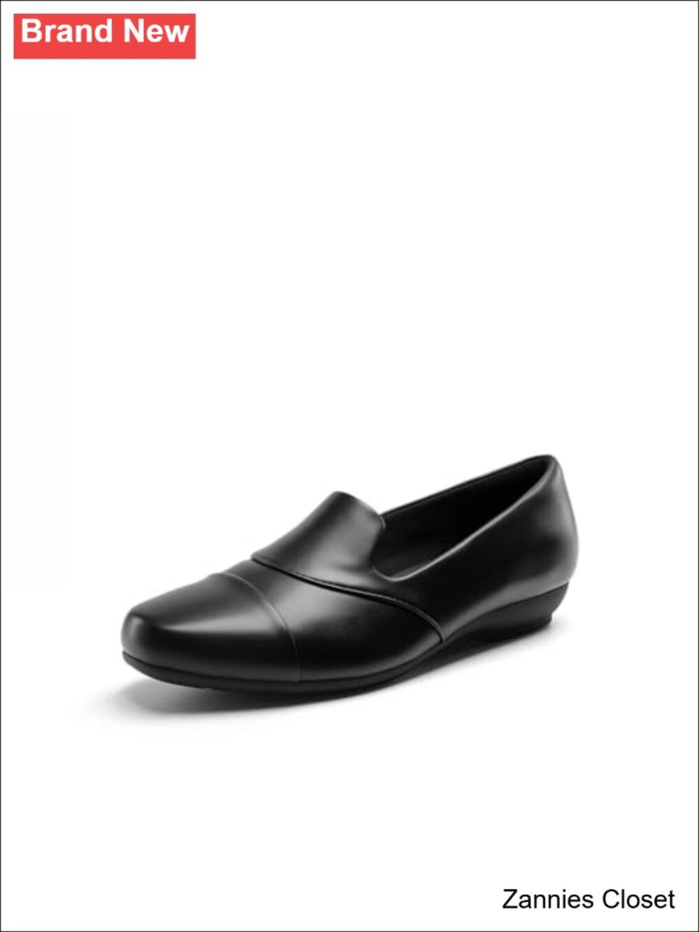 ✨ DREAM PAIRS Women's Faux Leather Loafers Orthopedic Work Shoes